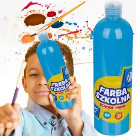 farba-plakatowa-w-butelce-500ml-niebieska-do-szkoly