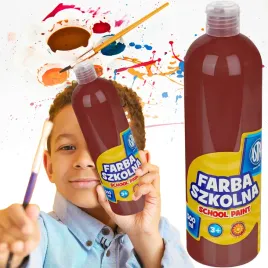 farba-plakatowa-w-butelce-500ml-brazowa-do-szkoly