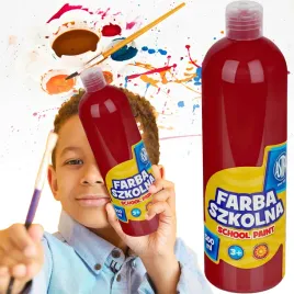 farba-plakatowa-w-butelce-500ml-czerwona-ciemna-do-szkoly