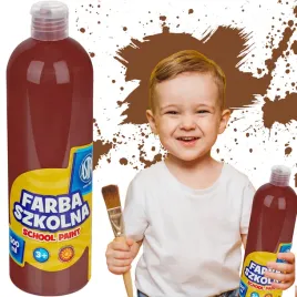 farba-plakatowa-w-butelce-500ml-brazowa-do-szkoly