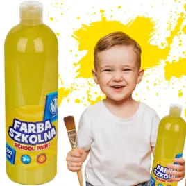 farba-plakatowa-w-butelce-500ml-zolta-do-szkoly