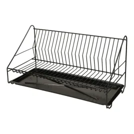 suszarka-do-naczyn-1-poziomowa-50cm-z-tacka-czarna
