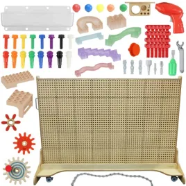 masterkidz-wolnostojaca-tablica-naukowa-kreatywna-stem-166-x-125-zestaw-a