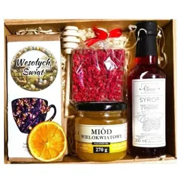 kosz-zestaw-prezentowy-prezent-upominek-herbata-miod-syrop-na-wielkanoc