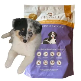 perro-karma-bezzbozowa-wolowina-z-batatami-junior-1kg-dla-psa