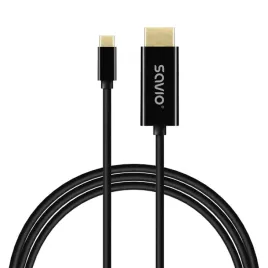 savio-cl-191-kabel-usb-2-m-usb-c-czarny