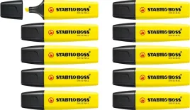 zestaw-10-sztuk-zoltych-zakreslaczy-stabilo-boss-original