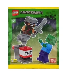 zestaw-lego-minecraft-minifigure-polybag-hero-zombie-tnt-launcher-662510