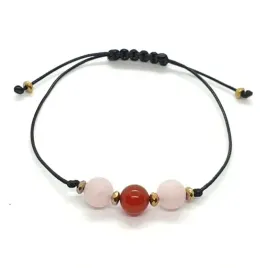 bransoletka-nova-kwarc-rozowy-karneol-makrama