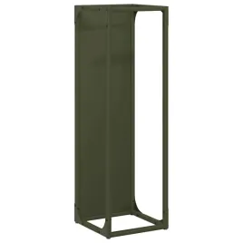stojak-na-drewno-opalowe-oliwkowy-zielony-25x25x80-cm