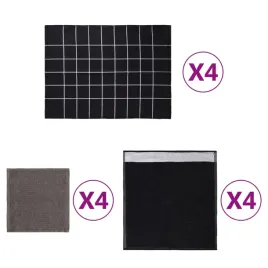 zestaw-12-recznikow-bawelnianych-czarnych-50x70cm-50x50cm-30x30cm