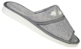 damskie-pantofle-tekstylne-firmy-meteor-dv054gy-szare