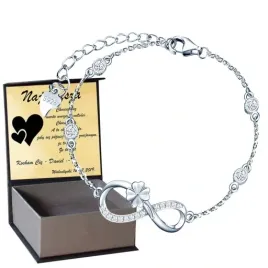 infinity-bransoletka-celebrytka-srebro-koniczynka