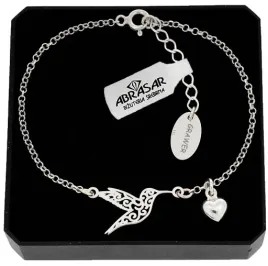 bransoletka-srebrna-damska-regulowana-na-reke-koliber-serce-grawer