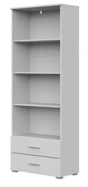 regal-fun-st-4-180-cm-bialy-mat-wysoki-slupek-z-szufladami