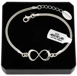 srebrna-bransoletka-na-reke-nieskonczonosc-regulowana-dlugosc-grawer-gratis