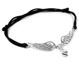 srebrna-bransoletka-sznurkowa-serce-aniola-ze-srebra-proby-925