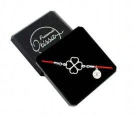 bransoletka-srebrna-sznurkowa-z-koniczynka-literka-do-wyboru-srebro-925