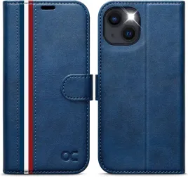 ocase-etui-skorzane-do-iphone-15-plus-z-klapka-rfid-stylowy-niebieski
