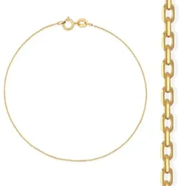 zlota-bransoletka-333-splot-ankier-17-cm