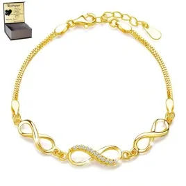 infinity-zlota-bransoletka-celebrytka-srebro-925