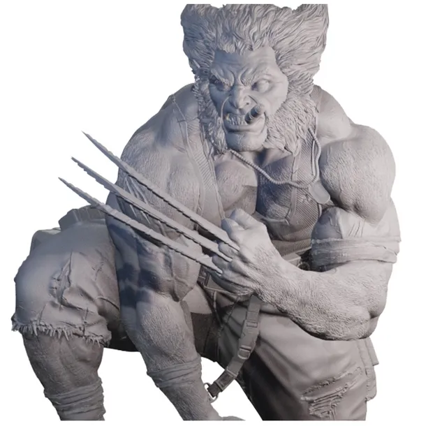 Figurka do malowania Wolverine X, 21cm Żywica Druk 3D ZEZ 16K fanart
