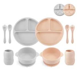 pandaear-silikonowy-zestaw-naczyn-dla-dzieci-rozowy-szary