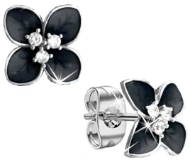 srebrne-kolczyki-wkretki-kwiatki-czarne-sztyfty