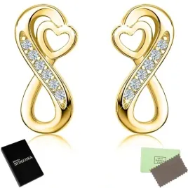 zlote-kolczyki-wkretki-nieskonczonosc-kolczyki-srebro-proba-925-sztyfty