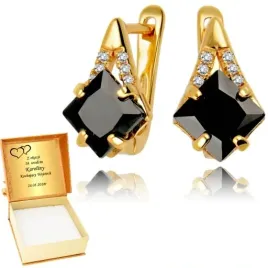 zlote-kolczyki-925-angielskie-czarne-romby-dla-kobiety-grawer