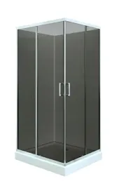 kabina-prysznicowa-prostokatna-100x80-chrom-brodzik-syfon-szklo-dymione