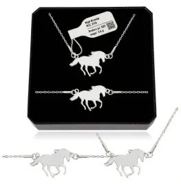 komplet-bizuteria-celebrytka-kon-konik-srebro-925