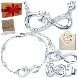 komplet-bizuterii-srebrnej-925-nieskonczonosc-koniczynka-3-element-grawer