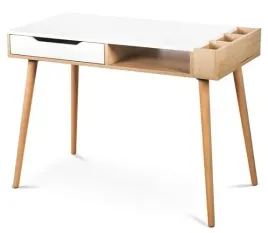 biurko-skandynawskie-z-szuflada-nowoczesne-biale-buk-organizer-sofie
