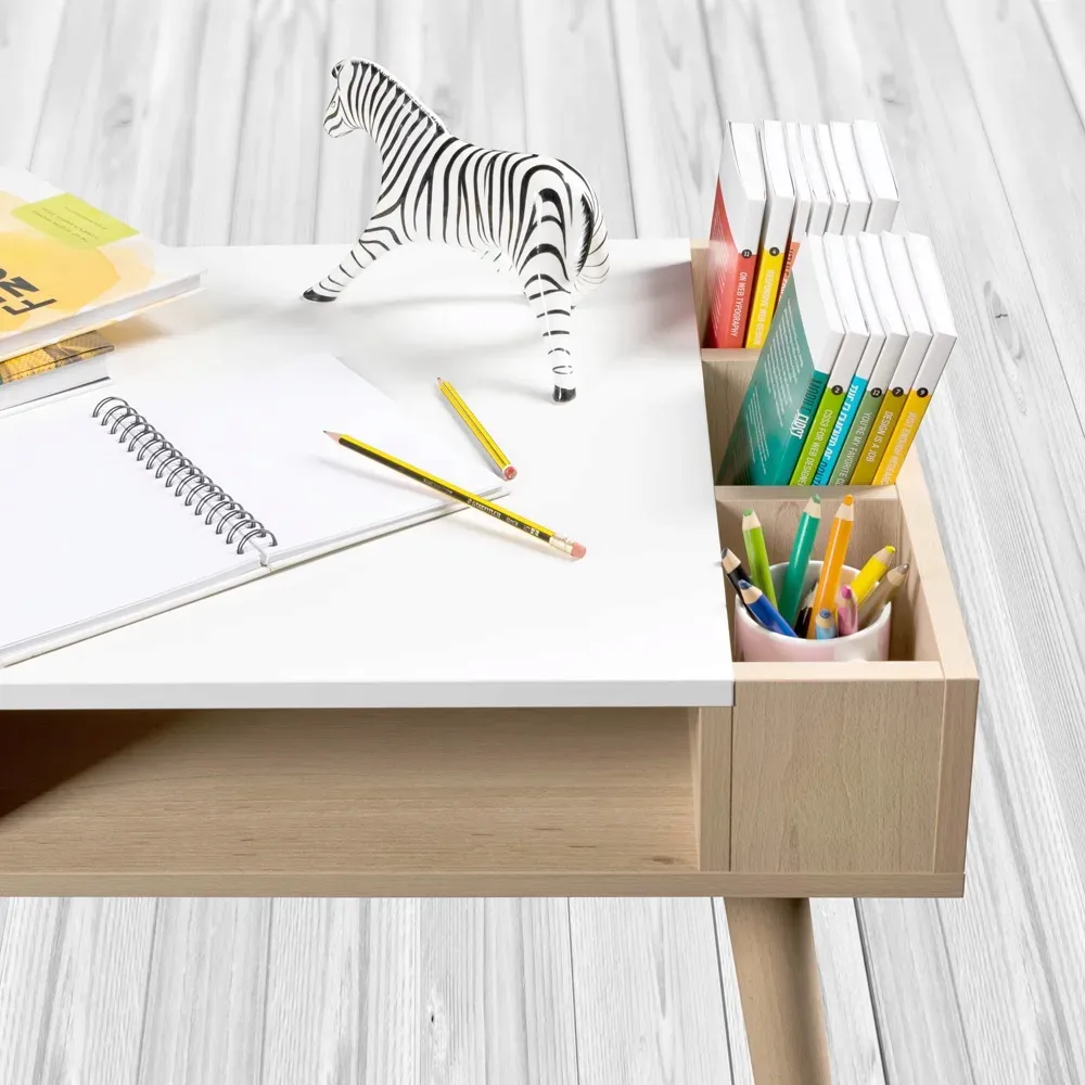biurko-skandynawskie-z-szuflada-nowoczesne-biale-buk-organizer-sofie