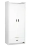 szafa-dwudrzwiowa-z-szuflada-z-drazkiem-z-polkami-wymiary-190x84-cm-biel