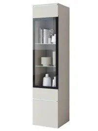 nowoczesna-komoda-wysoka-witryna-vera-led-kaszmirowy-bez