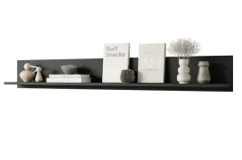 polka-scienna-wiszaca-vera-1385-cm-czarny-grafit