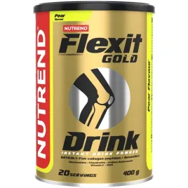 nutrend-flexit-gold-drink-400g-na-stawy-z-kolagenem-morskim-gruszka