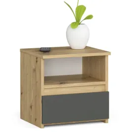 szafka-nocna-dla-dziecka-40-cm-stolik-1-szuflada-1-polka-dab-artisan-szara