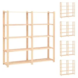 regaly-z-5-polkami-5-szt-170x38x170-cm-sosna-500-kg