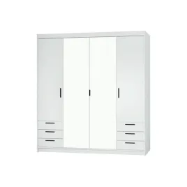 szafa-czterodrzwiowa-alena-z-lustrem-biala-177-cm