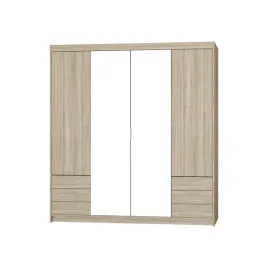 szafa-czterodrzwiowa-alena-z-lustrem-dab-sonoma-177-cm