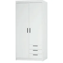 szafa-dwudrzwiowa-z-szufladami-alena-biala-90-cm