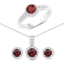 komplet-kolczyki-wisiorek-pierscionek-granat-r-13