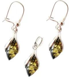 komplet-srebrny-zielony-bursztyn-kolczyki-wis-cert