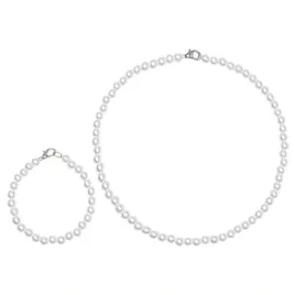 komplet-zestaw-bizuterii-perelki-perly-klasyczne-naszyjnik-i-bransoletka