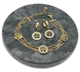 komplet-zloty-2-cz-drzewka-szczescia-stal-chirurgiczna-316-l