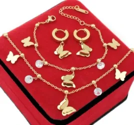 komplet-zloty-3-cz-motylki-stal-chirurgiczna