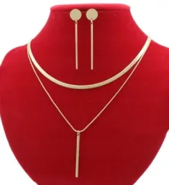 komplet-zloty-stal-chirurgiczna-naszyjnik-kolczyki-patyczki